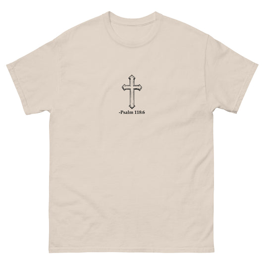 Psalm 118:6 light colour t-shirt